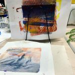 Gelatin Plate Monoprinting workshop Oct 2020