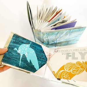 'Seasons' Artist Books postcard print exchange