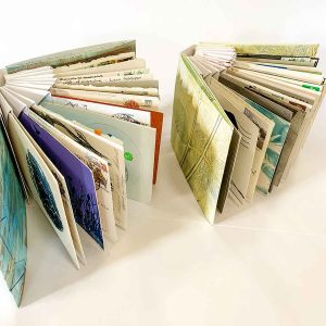 'Seasons' Artist Books postcard print exchange