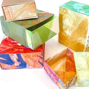 Origami treasure boxes