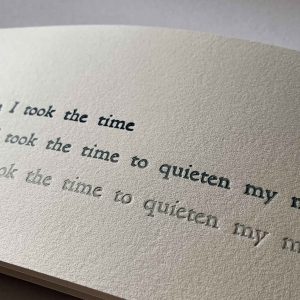 When I took the time to quieten my mind and silence the chatter inside my head