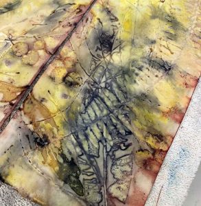 Eco-printing on paper - February 2021