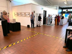 Editions exhibition opening night