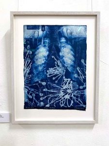 Editions exhibition opening night - Cathy Money's work