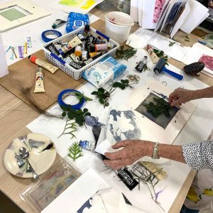Gel Plate Monoprinting workshop - March 2021, Private Group