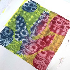 Gel Plate Monoprinting workshop - March 2021, Private Group