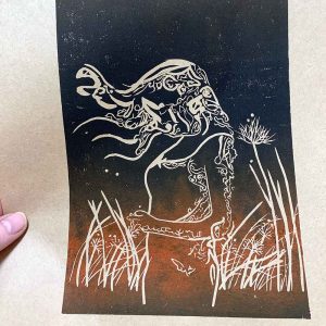 Linoprinting 101 Workshop March 2021