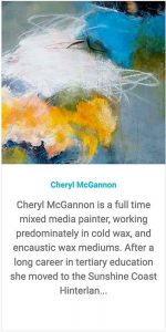 Find Printmaker Cheryl McGannon on the Montville/Nambour trail