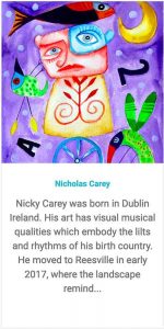 Find Printmaker Nicholas Carey on the Maleny trail