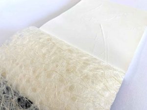 Awagami Asarakusui artist book end papers