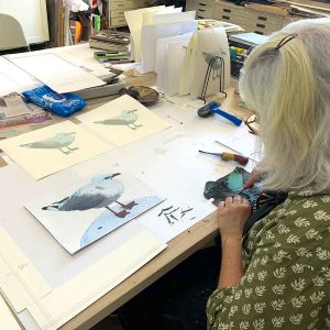 Reduction Linocut Workshop - April 2021