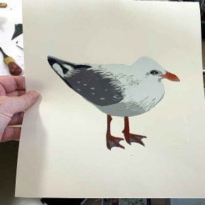 Reduction Linocut Workshop - April 2021