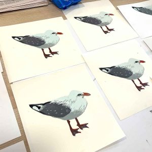 Reduction Linocut Workshop - April 2021