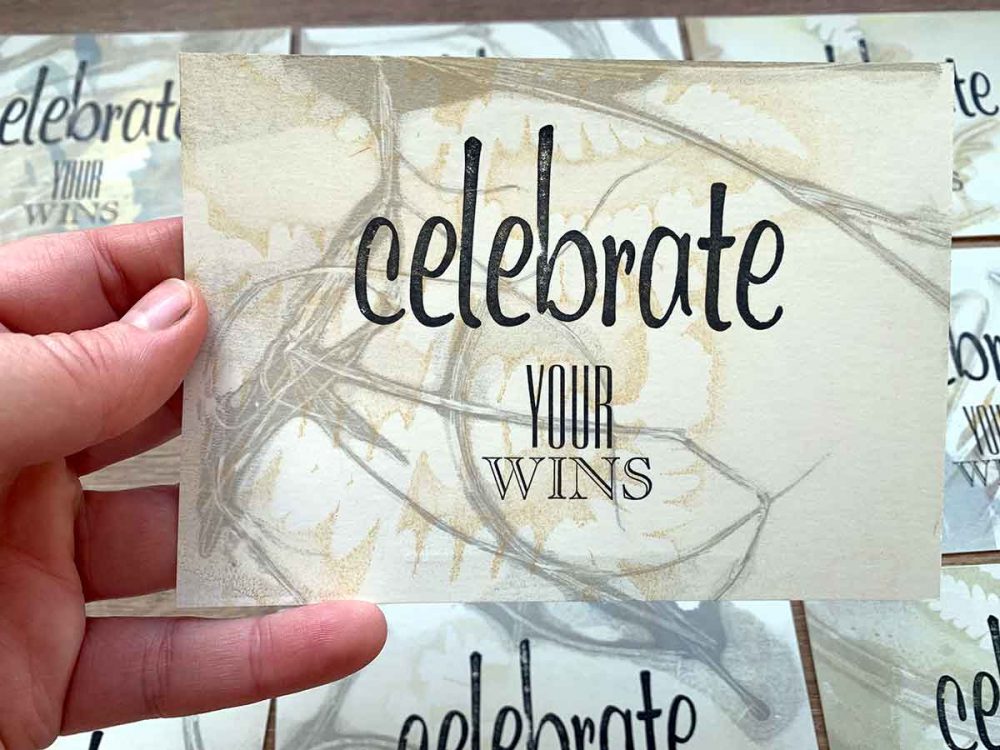 Celebrate your wins