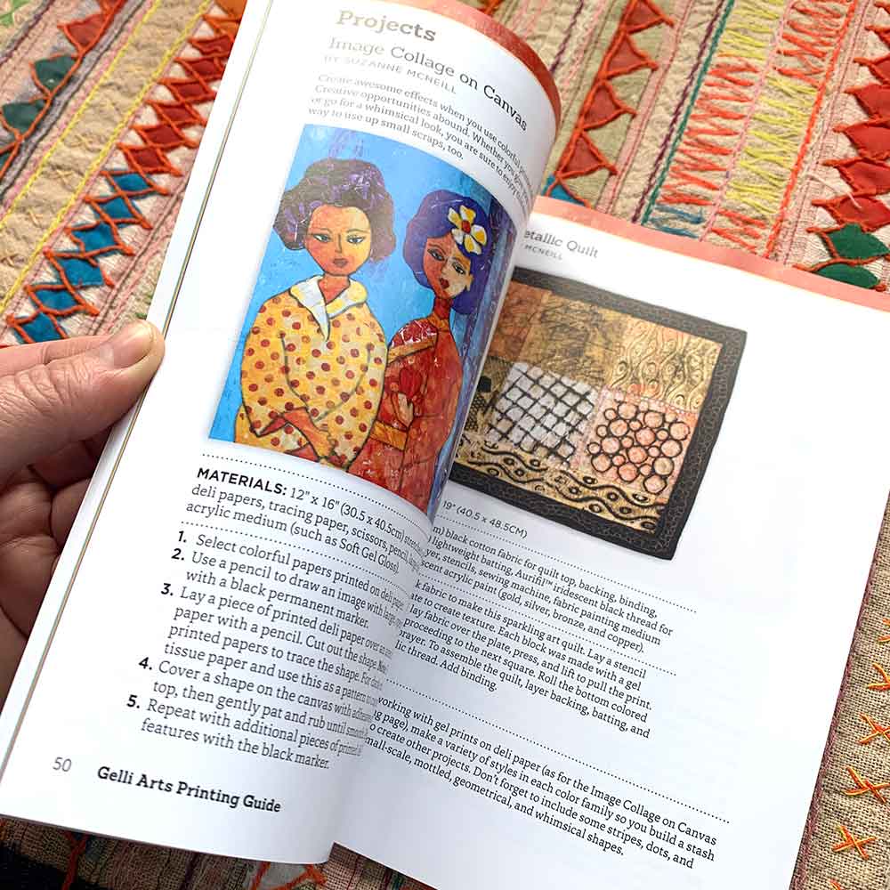 Gelli Arts(r) Printing Guide - By Suzanne Mcneill (paperback) : Target