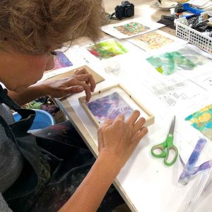Gel Plate Monoprinting workshop - June 2021