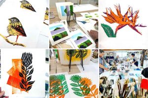 Linocut Workshops Gallery