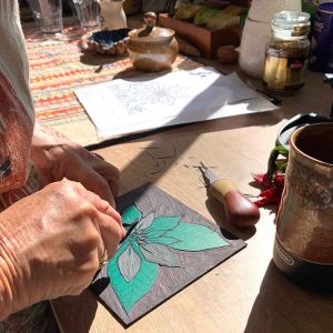 reduction Linocut July 2021