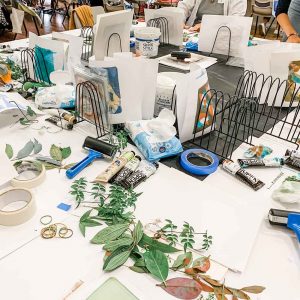 Gel Plate Monoprinting with Ministry of Handmade, Makers Escape, August 2021