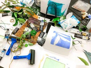 Gel Plate Monoprinting with Ministry of Handmade, Makers Escape, August 2021