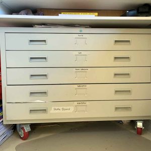 Printmaking paper drawers