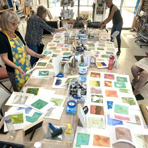 Gel Plate Monoprinting workshop - November 2021