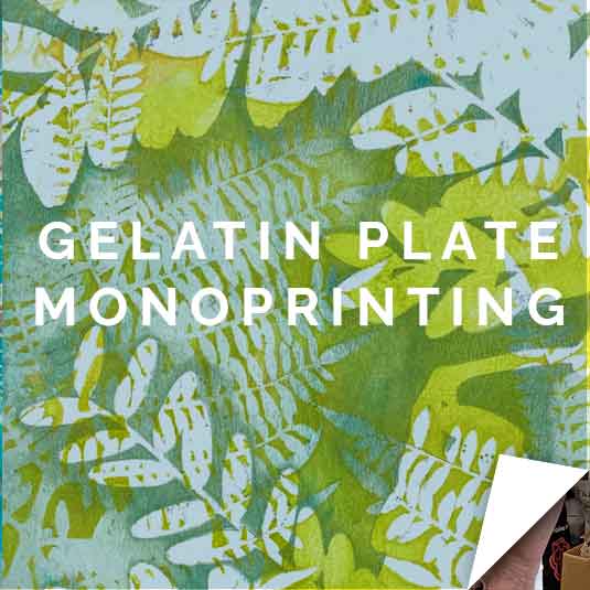 Gel Plate Monoprinting