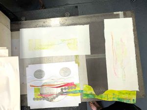 Relief stencil printing with Sharon Smith