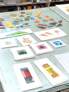 Intaglio printmaking by Sharon Smith