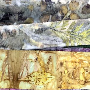 Eco-printing on paper Private Group Workshop March 2022