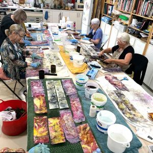 Eco-printing on paper Private Group Workshop March 2022