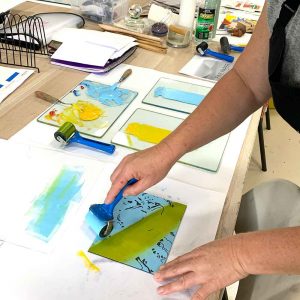 Reduction Linocut workshop February 2022