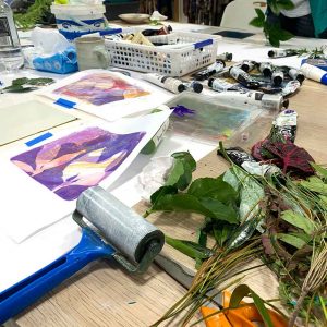 Gel Plate Monoprinting Workshop May 2022