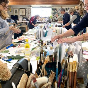 Gelatin Plate Monoprinting Workshop June 2022