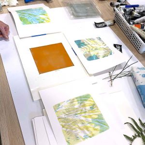 Gel Plate Monoprinting Workshop August 2022