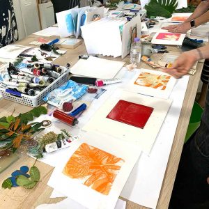 Gel Plate Monoprinting September 2022