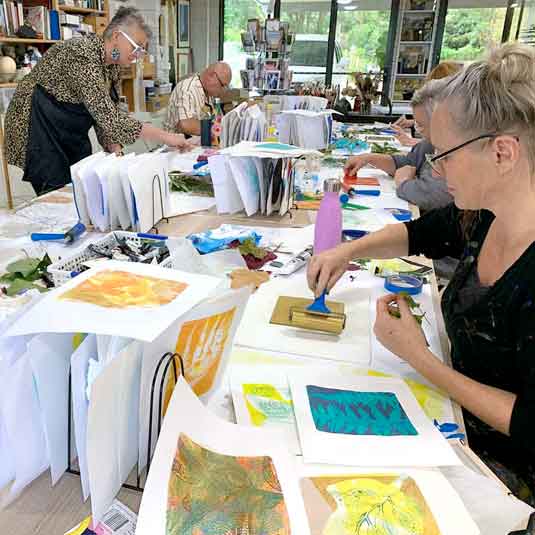 Gelatin Plate Monoprinting Workshop