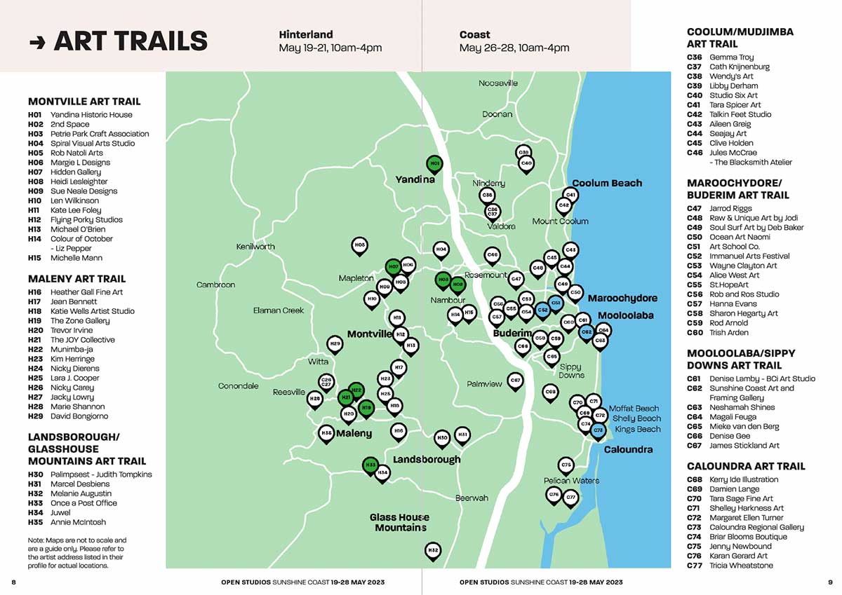 Open Studio Sunshine Coast - Artist Trails