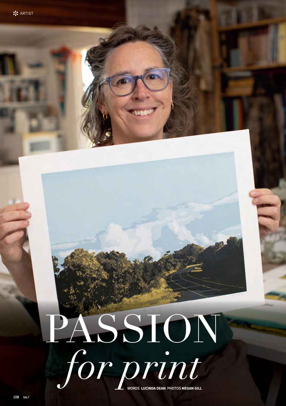 Kim Herringe - Passion for print - salt magazine Winter 2023