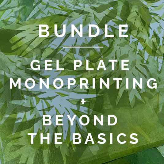 Gel Plate Monoprinting online workshop bundle