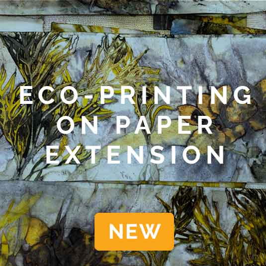Eco-printing on Paper workshop extension