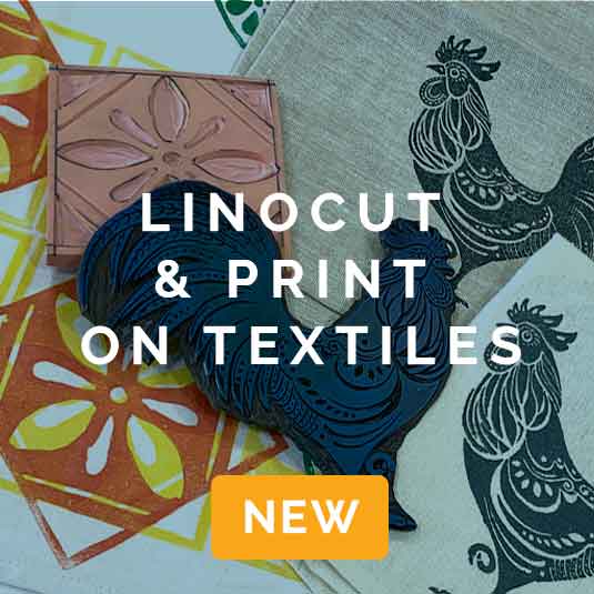 Linocut & Print on Textiles