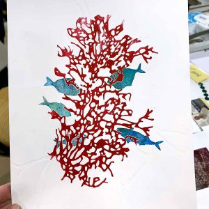 Collagraphs and Cutouts April 24