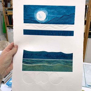 Collagraphs and Cutouts April 24