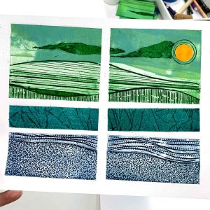 Collagraphs and Cutouts April 24