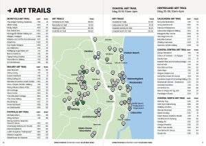 Open Studios Sunshine Coast 2024 - Art Trail Map