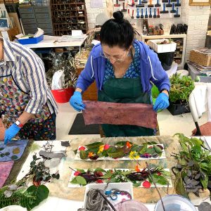 Eco-printing on Paper extension Workshop June 2024