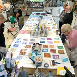 Gel Plate Monoprinting Beyond the Basics workshop June 24