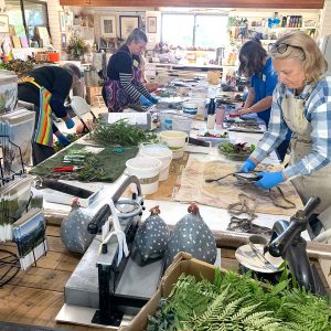 Eco-printing on paper June 2024