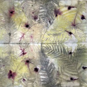 Eco-printing on paper June 2024